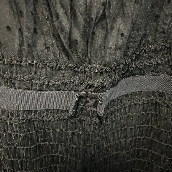 Elegant Black Lace Mesh VENUS Dress - Picture 6 of 6